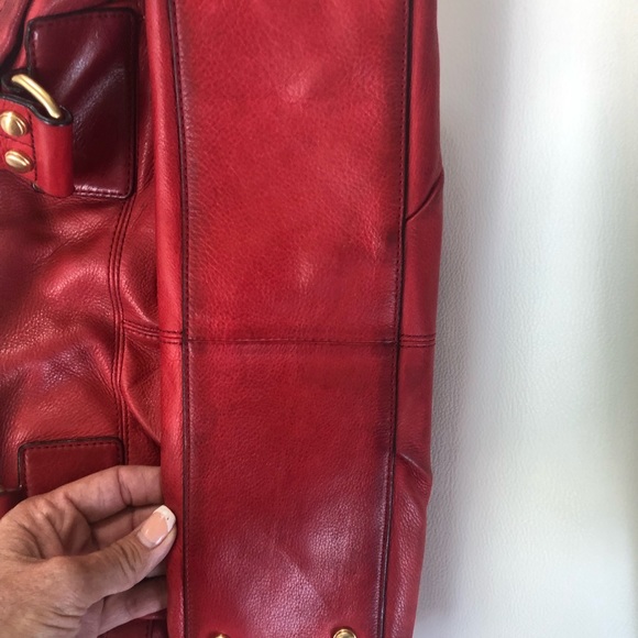 B.Makowsky Red purse - Picture 5 of 8